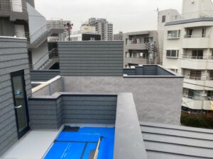 笠木
板金加工笠木　ガルバリウム鋼板