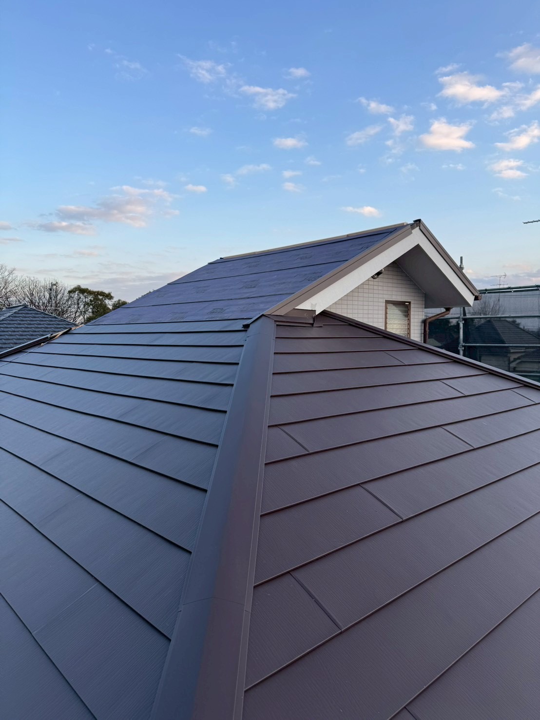 武蔵村山　M様邸屋根改修工事　アイジー工業　スーパーガルテクトフッ素