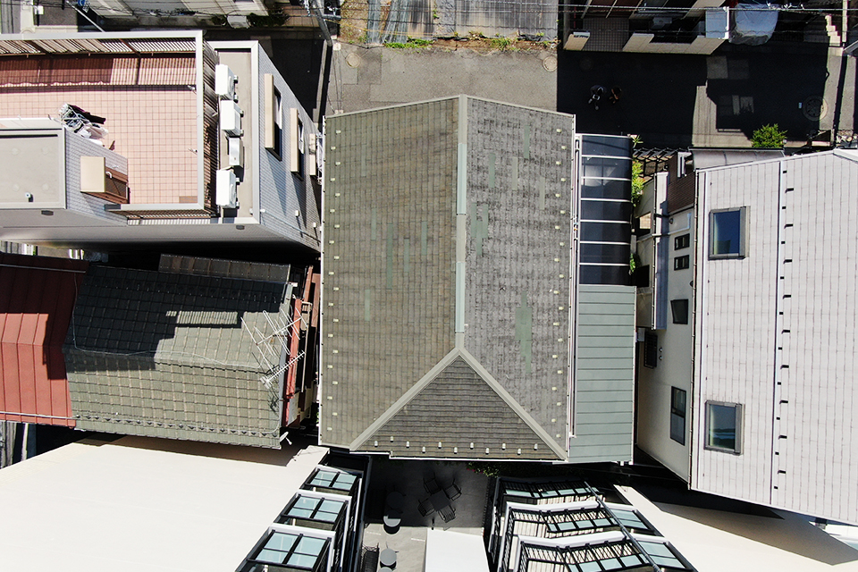 屋根工事 清掃作業